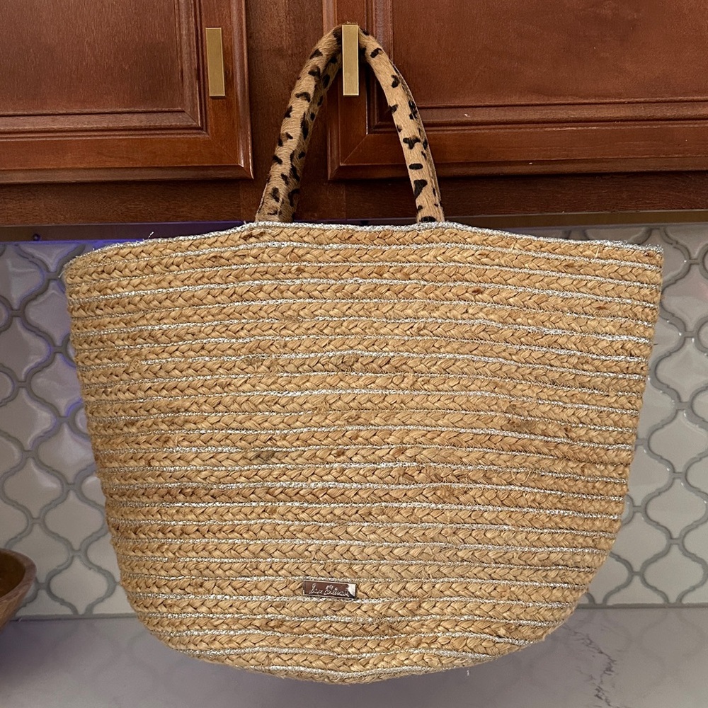 Sam Edelman Natural Woven Tote
